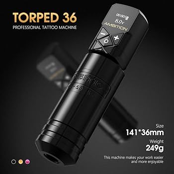 Amazon.com: Ambition Torped 36mm Rotary Tattoo Pen Machine Kit