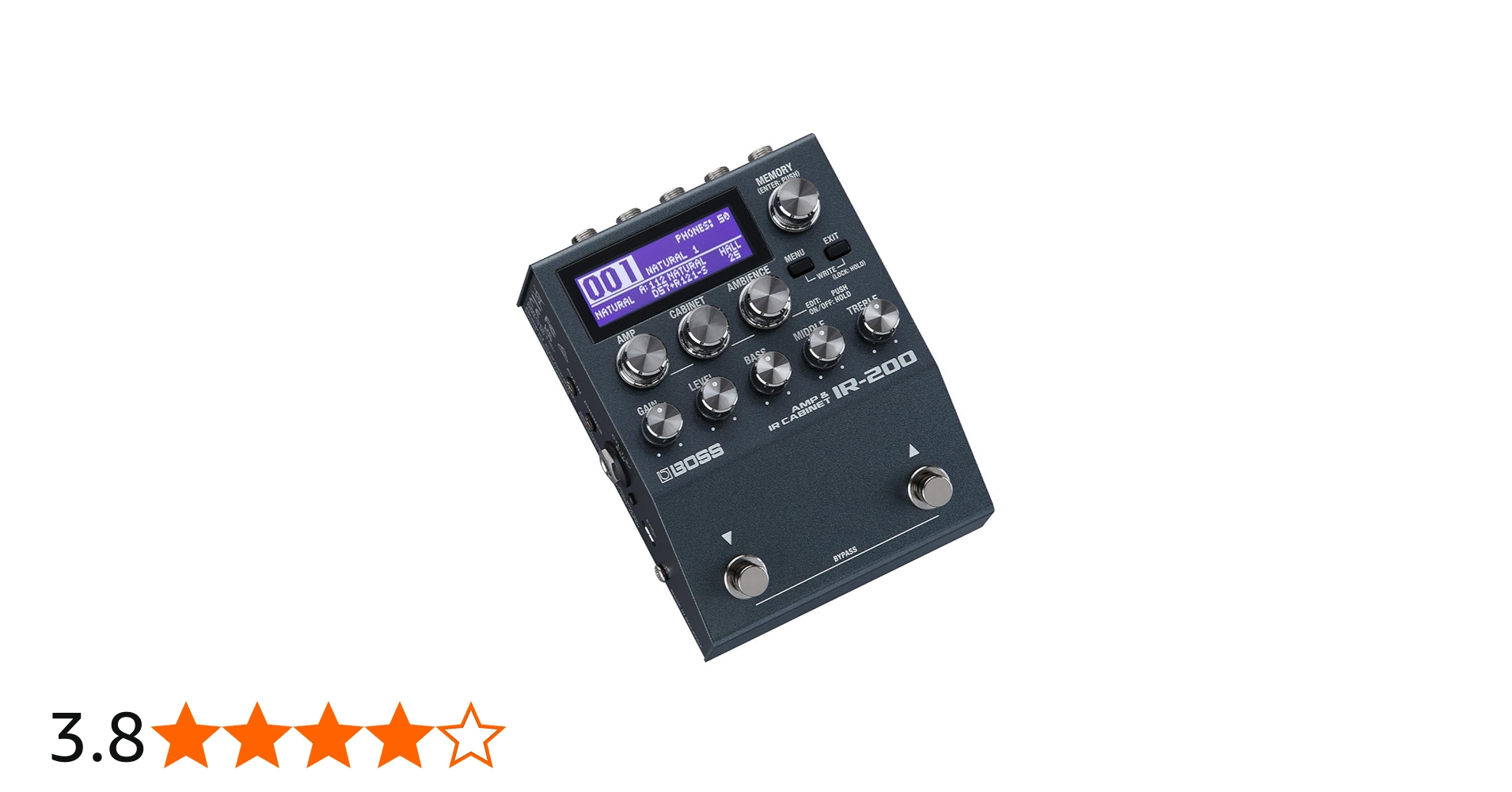 Amazon.co.jp: BOSS ボス キャビネットIRペダル IR-200 アンプ