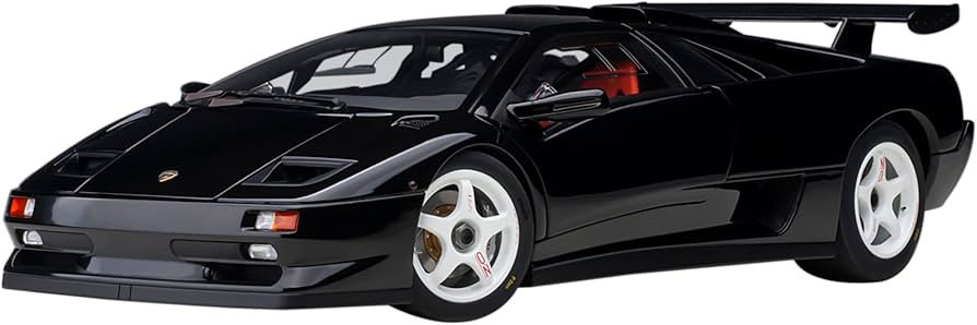 Amazon.com: Toy Cars Diablo SV-R Deep Black 1/18 Model Car by