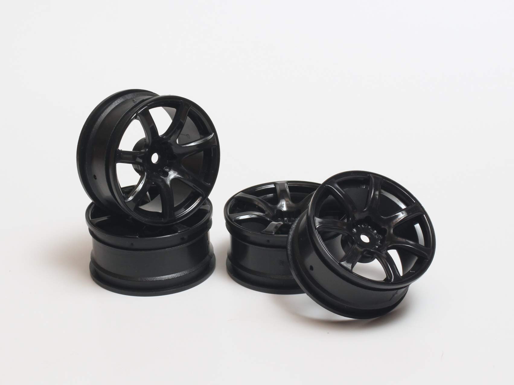 Amazon | 1/10ツーリング/ドリフトカー用 ブラック 7本スポーク