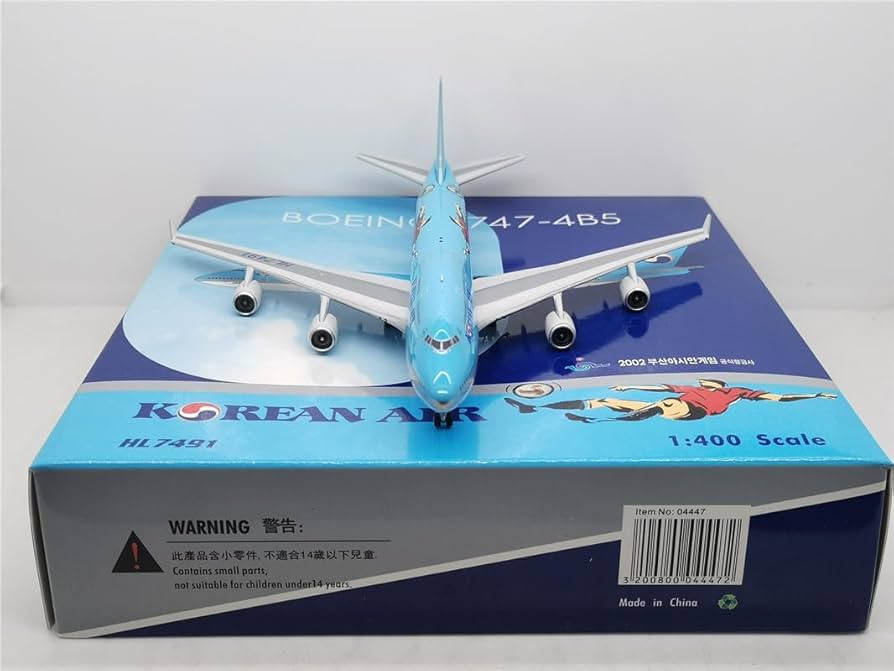 Amazon | Phoenix 1:400 PH04447 Korean Air 大韓航空 Boeing 747-400