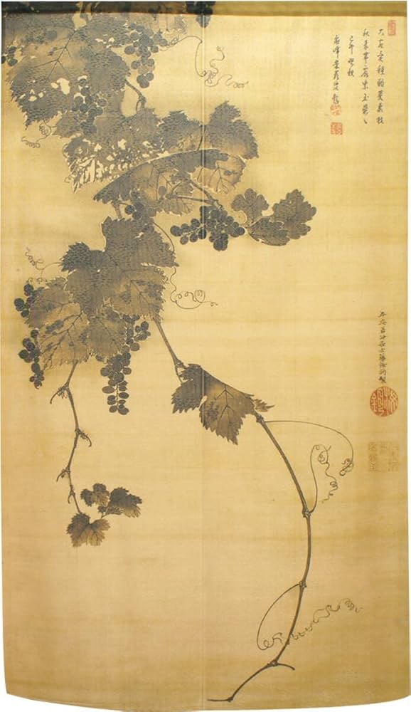 伊藤若沖、葡萄図、超希少・大判画集画、新品高級額装付-宇宙兄弟1〜41巻