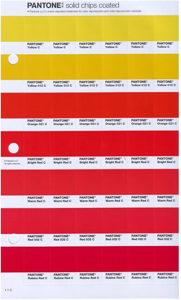 Amazon | Pantone新しいPlus Solid Chips Coatedページ SCRP-122 | 塗装材