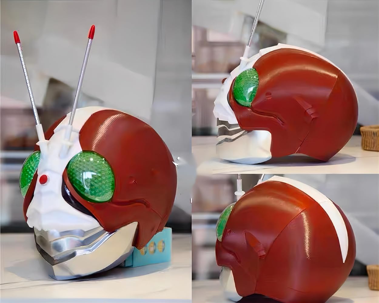 Amazon.co.jp: [EINI] 仮面ライダーV3 コスプレ マスク ヘルメット