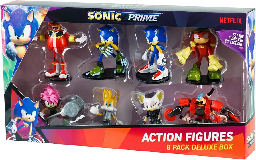 Amazon.co.jp: Sonic Prime:アクションフィギュア - 8パック - ベース