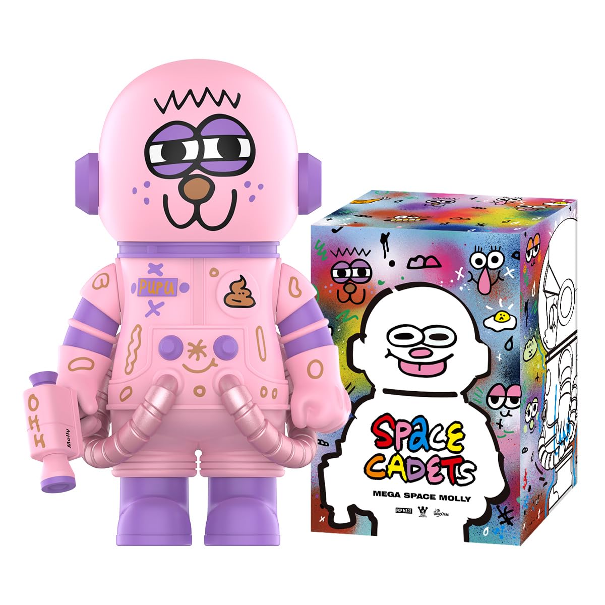 Amazon | POP MART MEGA SPACE MOLLY 400% JON BURGERMAN SPACE CADETS