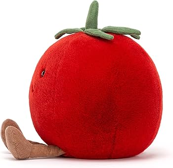 Amazon.com: Jellycat Amuseables Tomato Stuffed Toy, 7.5 inches