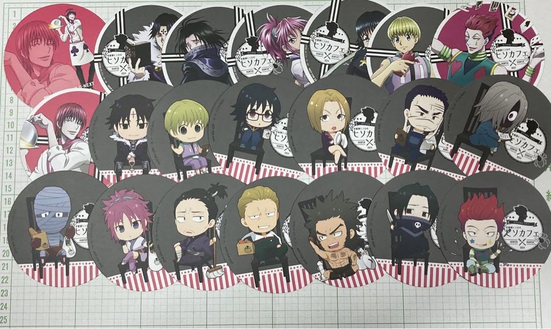 Amazon.co.jp: ハンターハンター アニメイトカフェ コースター 全20種+