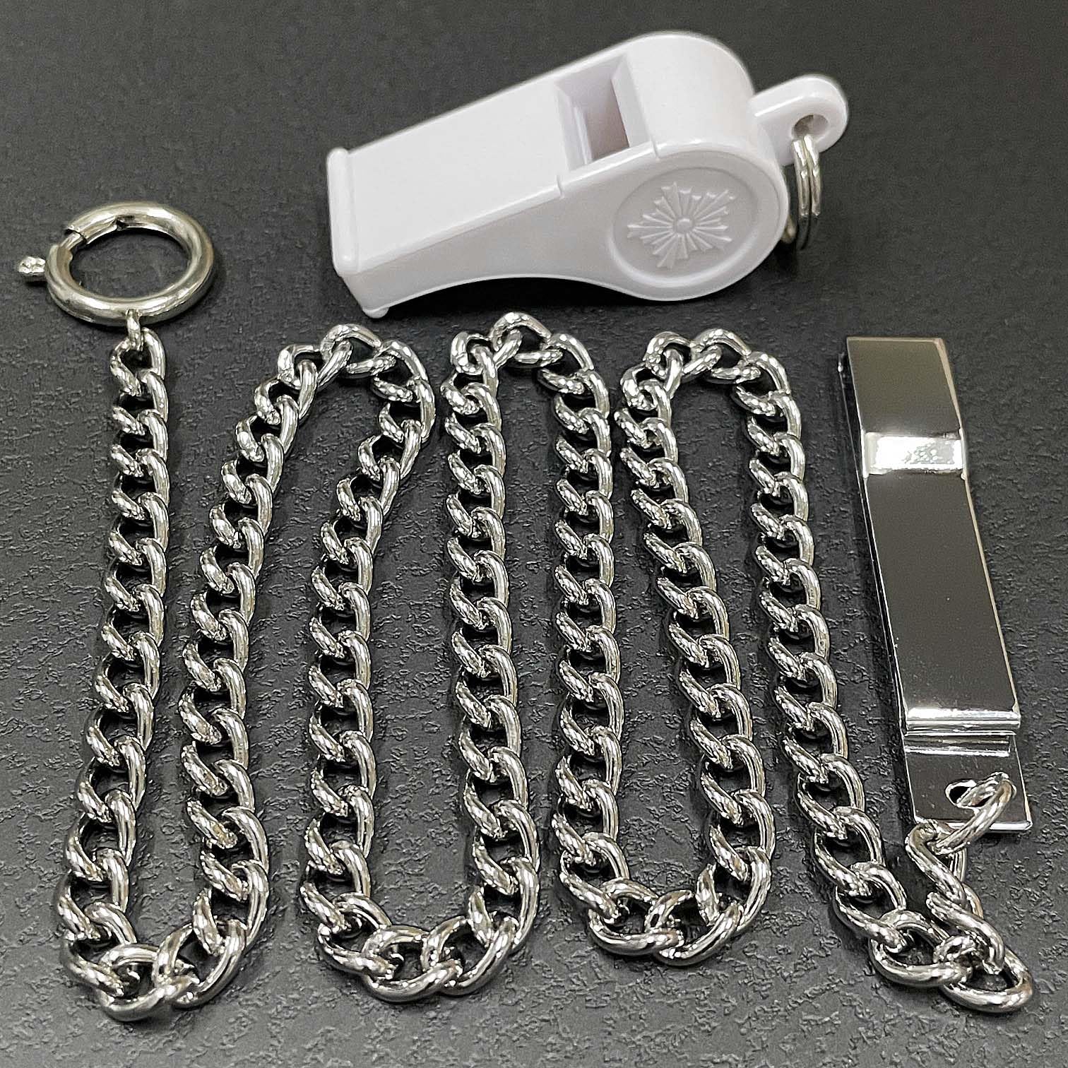 Amazon.co.jp: 警察 消防 グッズ 旭日 警笛 二段式 クリップチェーン