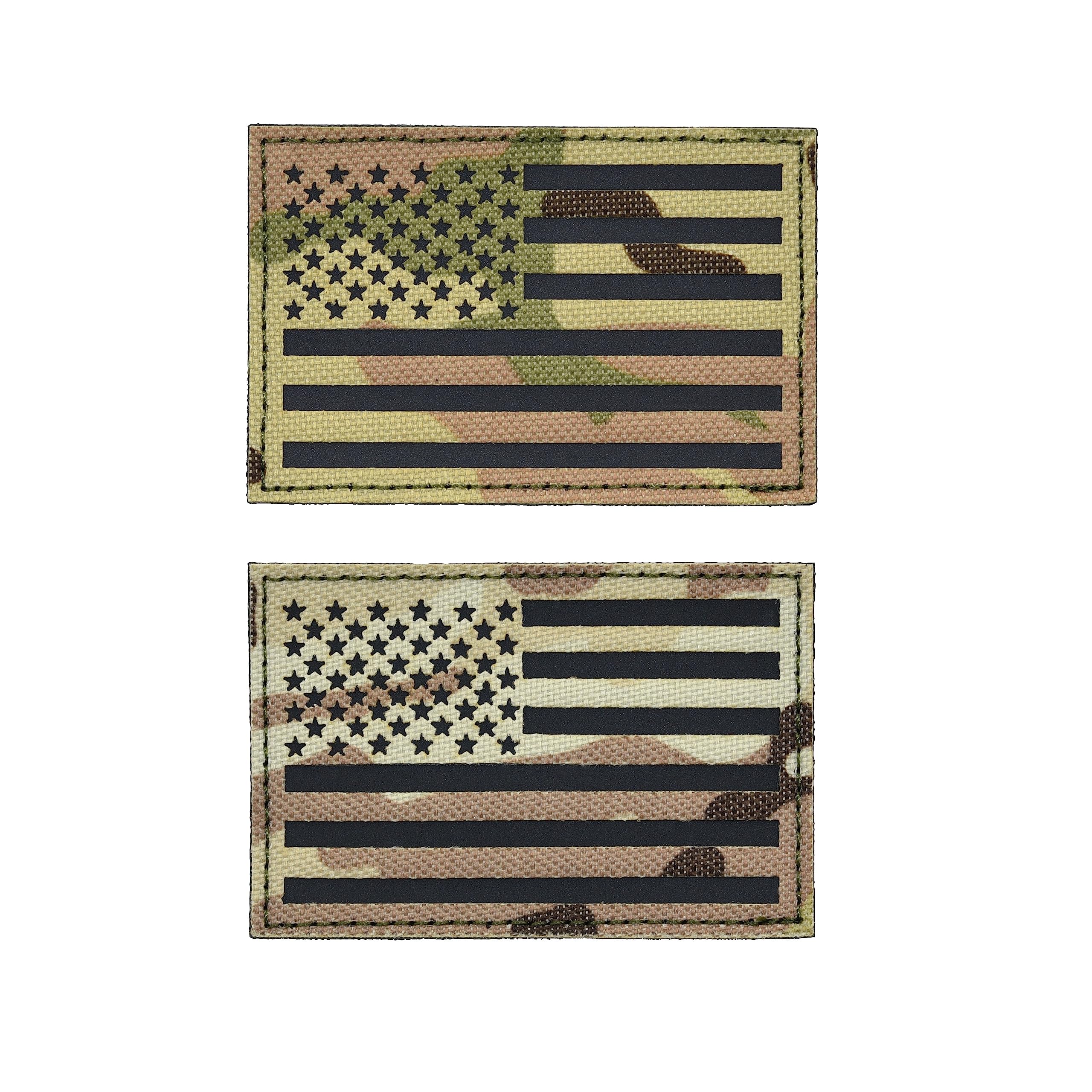 Amazon.com: American Flag Multicam Reflective Infrared Flag Patch