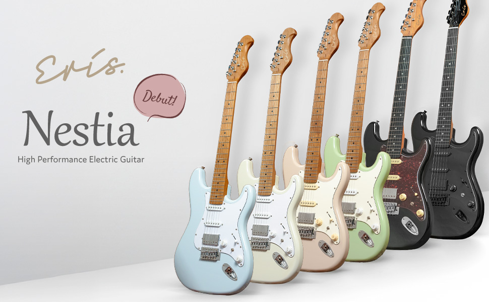 Amazon | Eris. Nestia エレキギター初心者セット SSH コイルタップ
