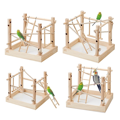 お取り寄せ商品】小鳥の箱庭アスレチック MLP-76 マルカン(CASA) 鳥