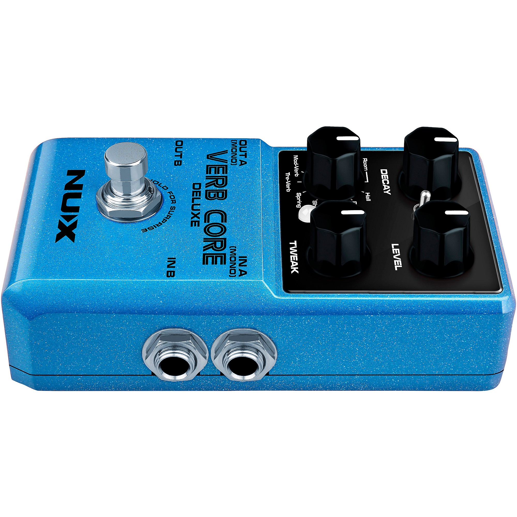 NUX Verb Core Deluxe with 8 Different Reverbs and Freeze Effects