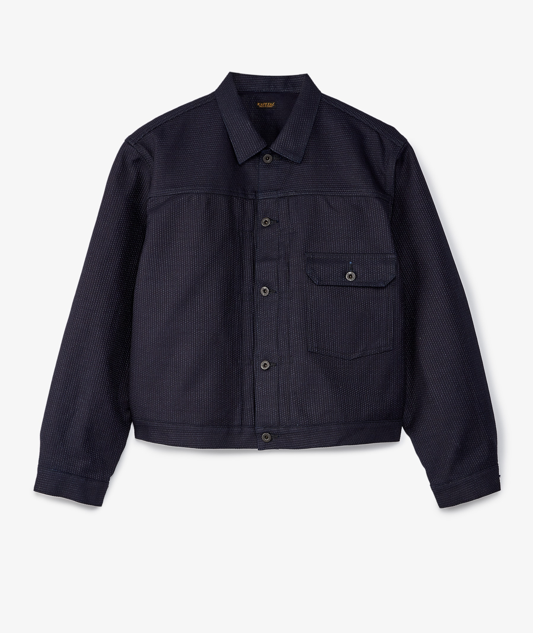 KAPITAL 14oz Denim 1st Jacket in Blue | SVD USA