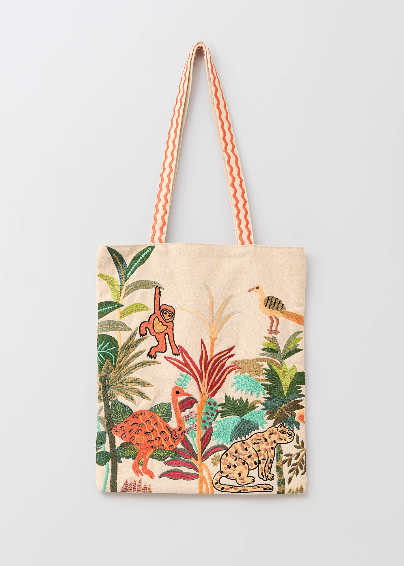 Animal Embroidery Tote Bag | Pasand by ne Quittez pas | パサン