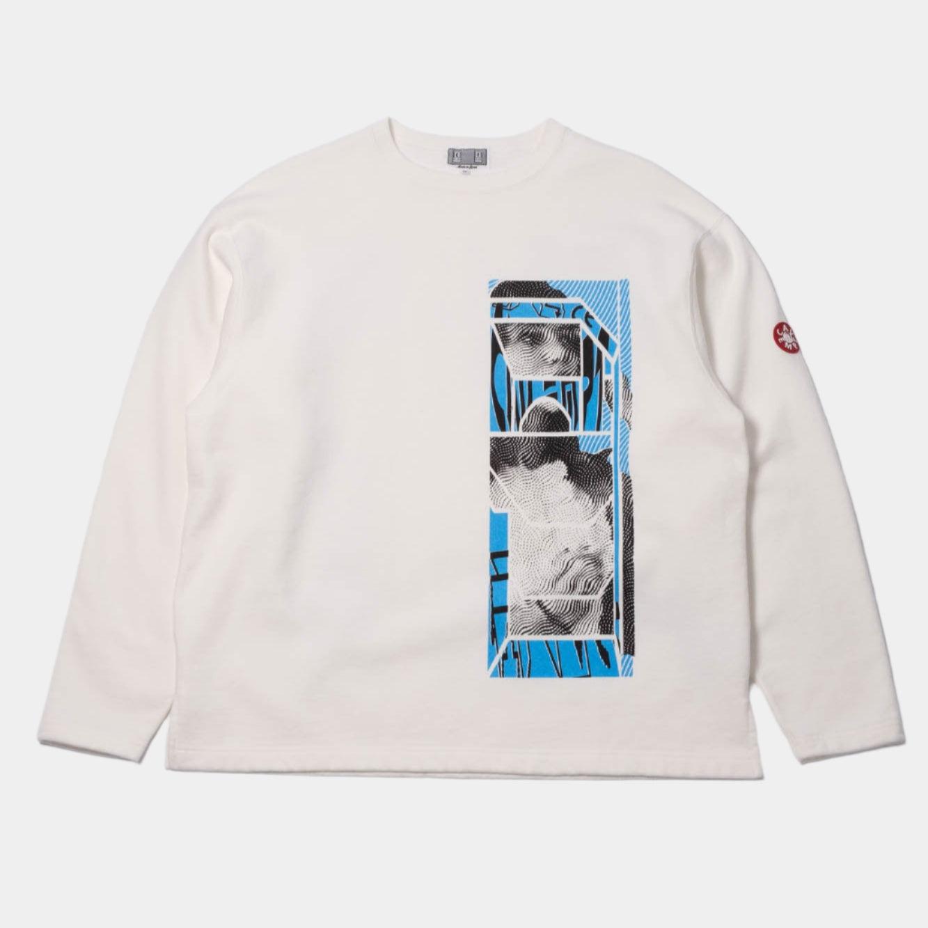 Cav Empt Washed ⋂HAN⋂ Long Sleeve - White