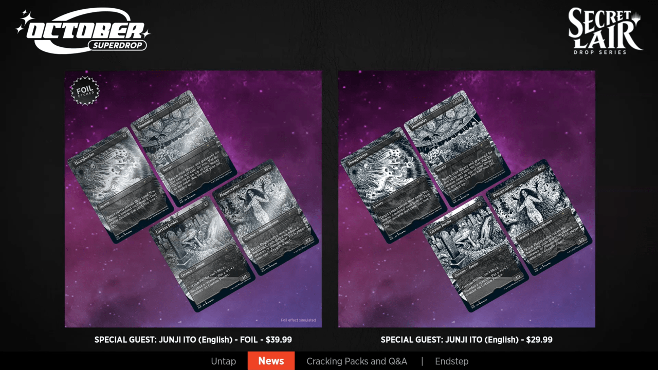 MTG Secret Lair Junji Ito Foil 日本語版 Special Guest: Junji Ito