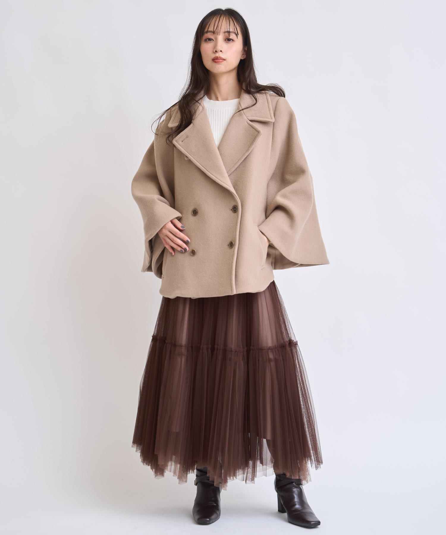 グラデイレヘムチュールスカート | フレアスカート | NOELA OFFICIAL