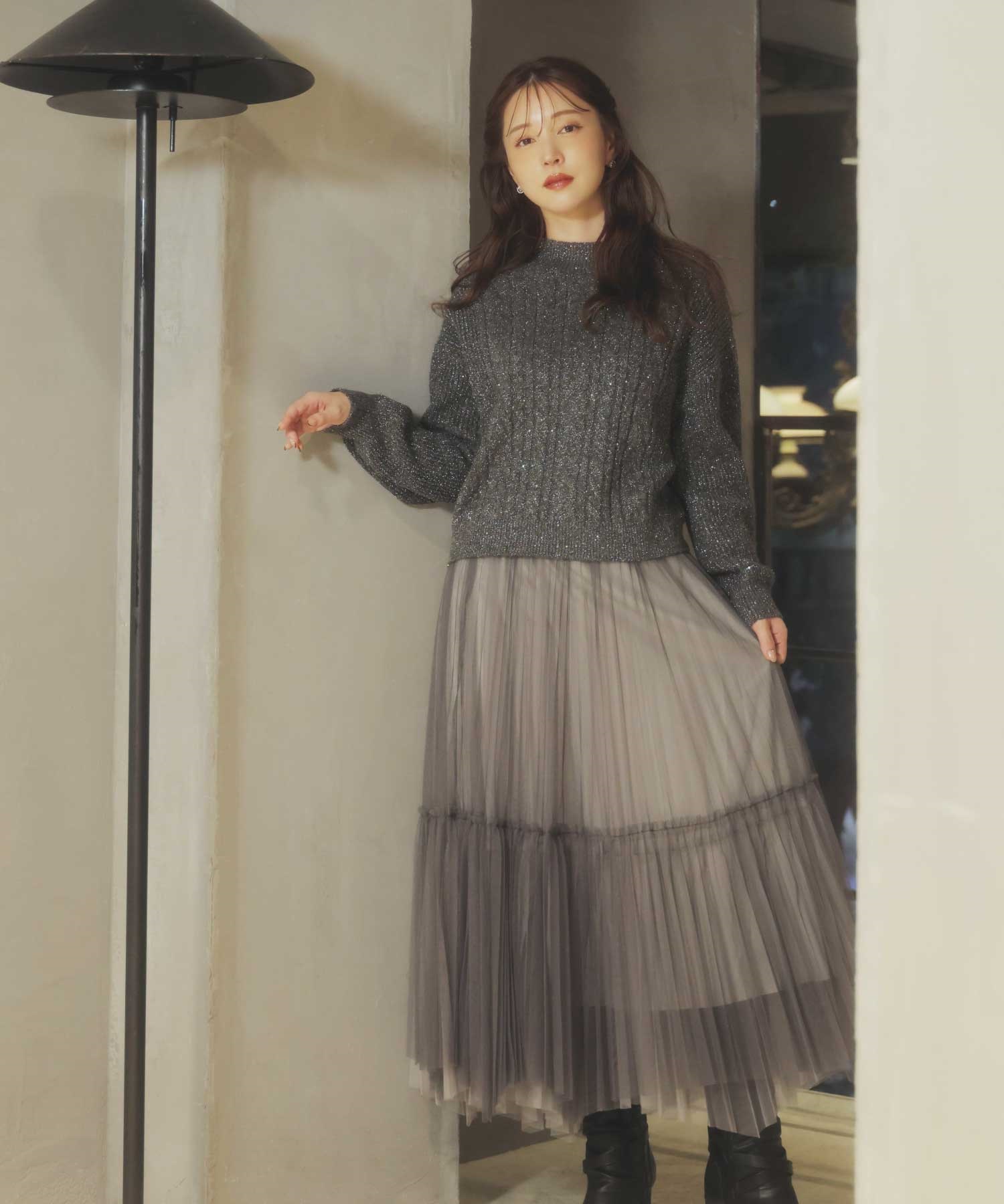 グラデイレヘムチュールスカート | フレアスカート | NOELA OFFICIAL