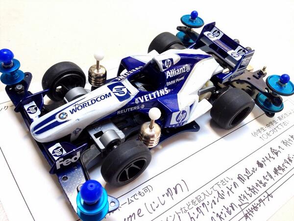 シャドウシャークのF1仕様。細部の形状にまで拘りが見られます