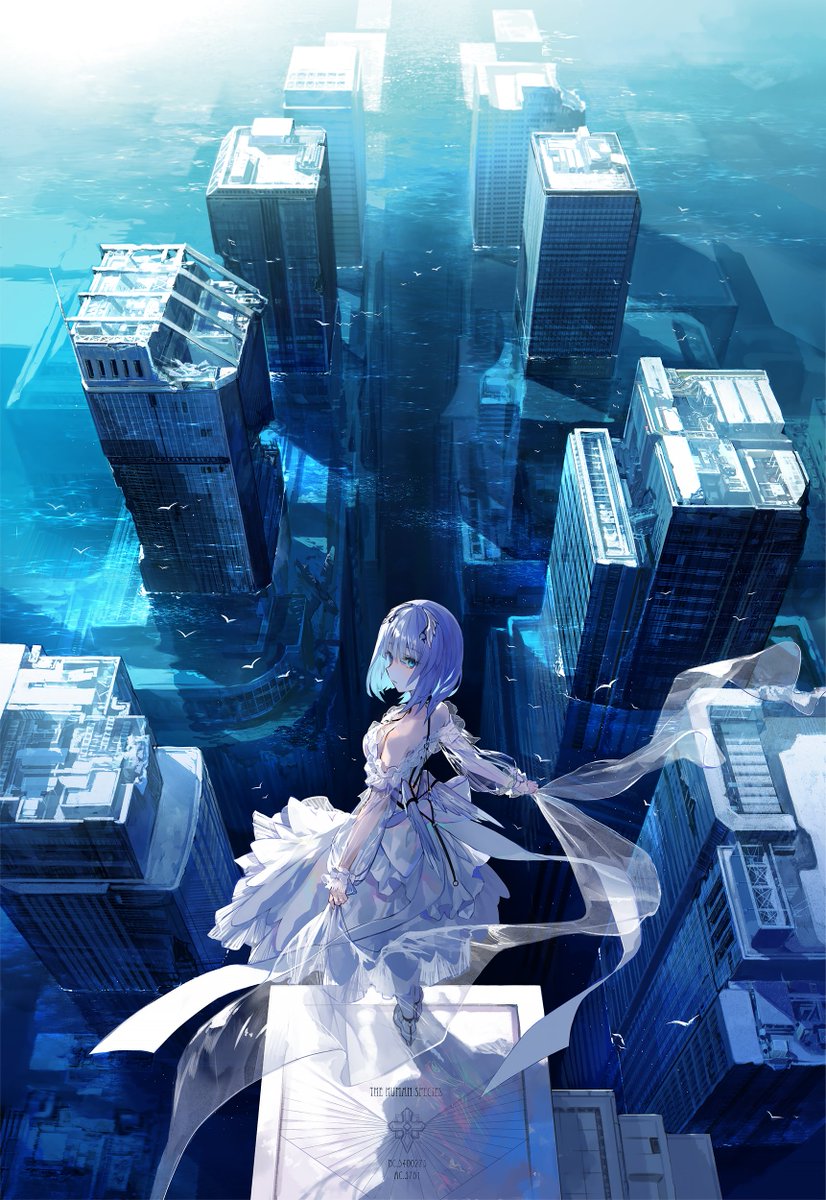 Post by 藤ちょこ@画集発売中 on X: 水没都市