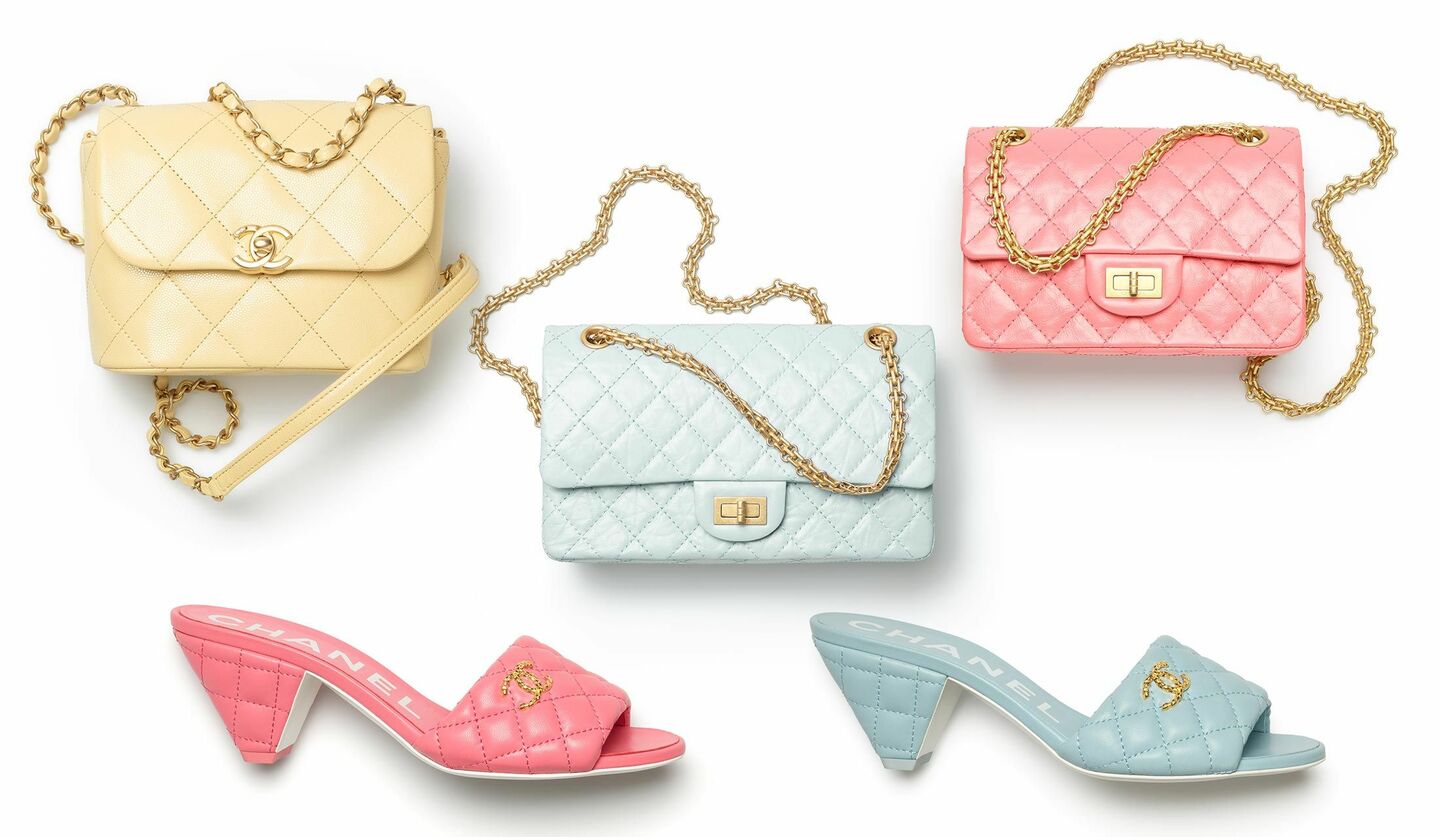 シャネル｜甘く華やかな色にうっとり！パステルカラーのキルティング