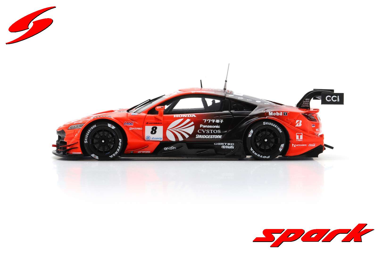 Spark SGT023 1/43 ARTA NSX-GT No.8 ARTA GT500 SUPER GT 2022 Tomoki