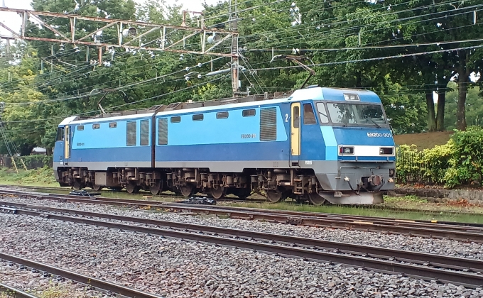 JR貨物EH200形電気機関車 ブルーサンダー EH200-901 南松本駅 鉄道