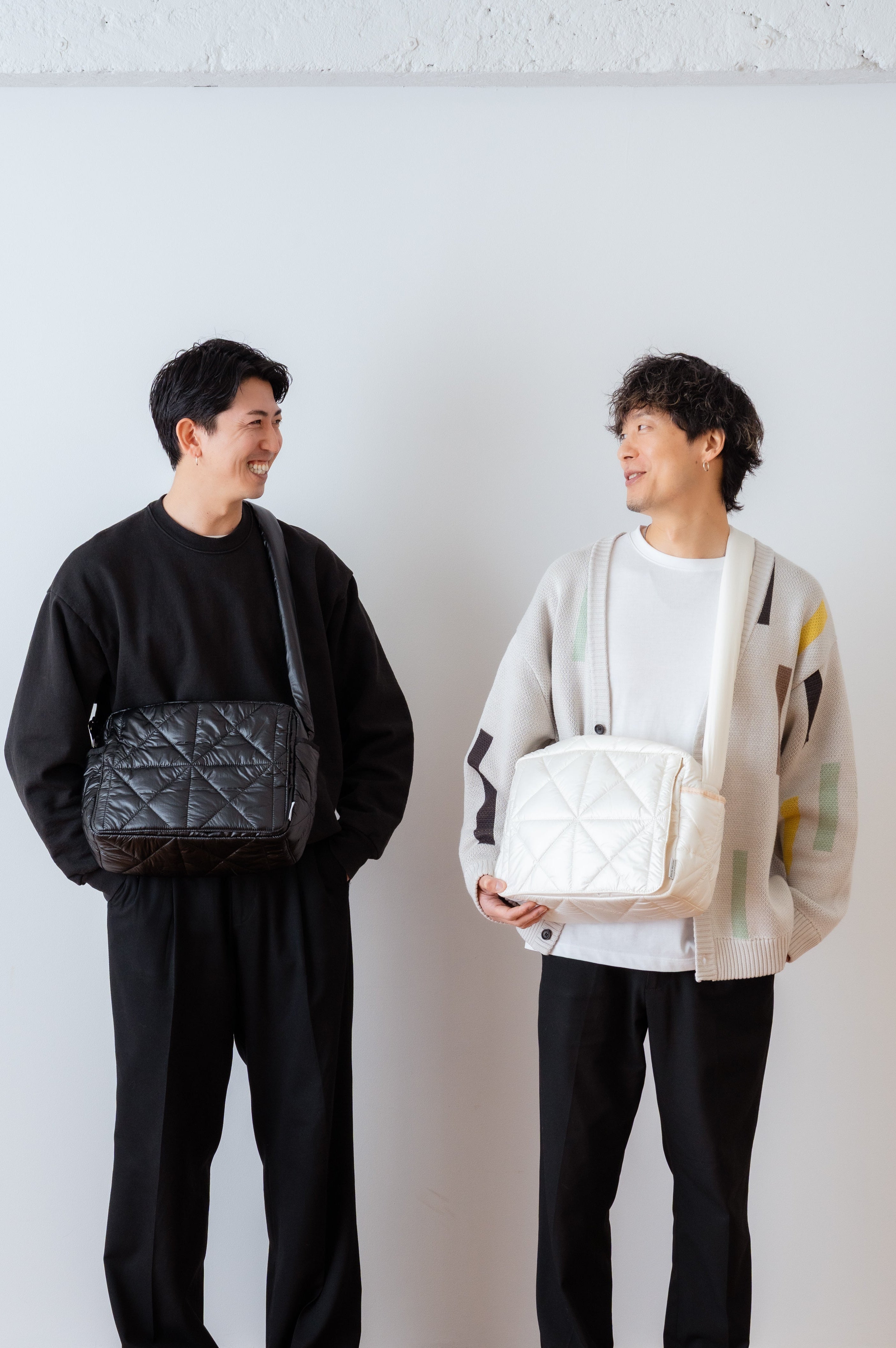 Cross quilt bag / Black – RICH RAISE