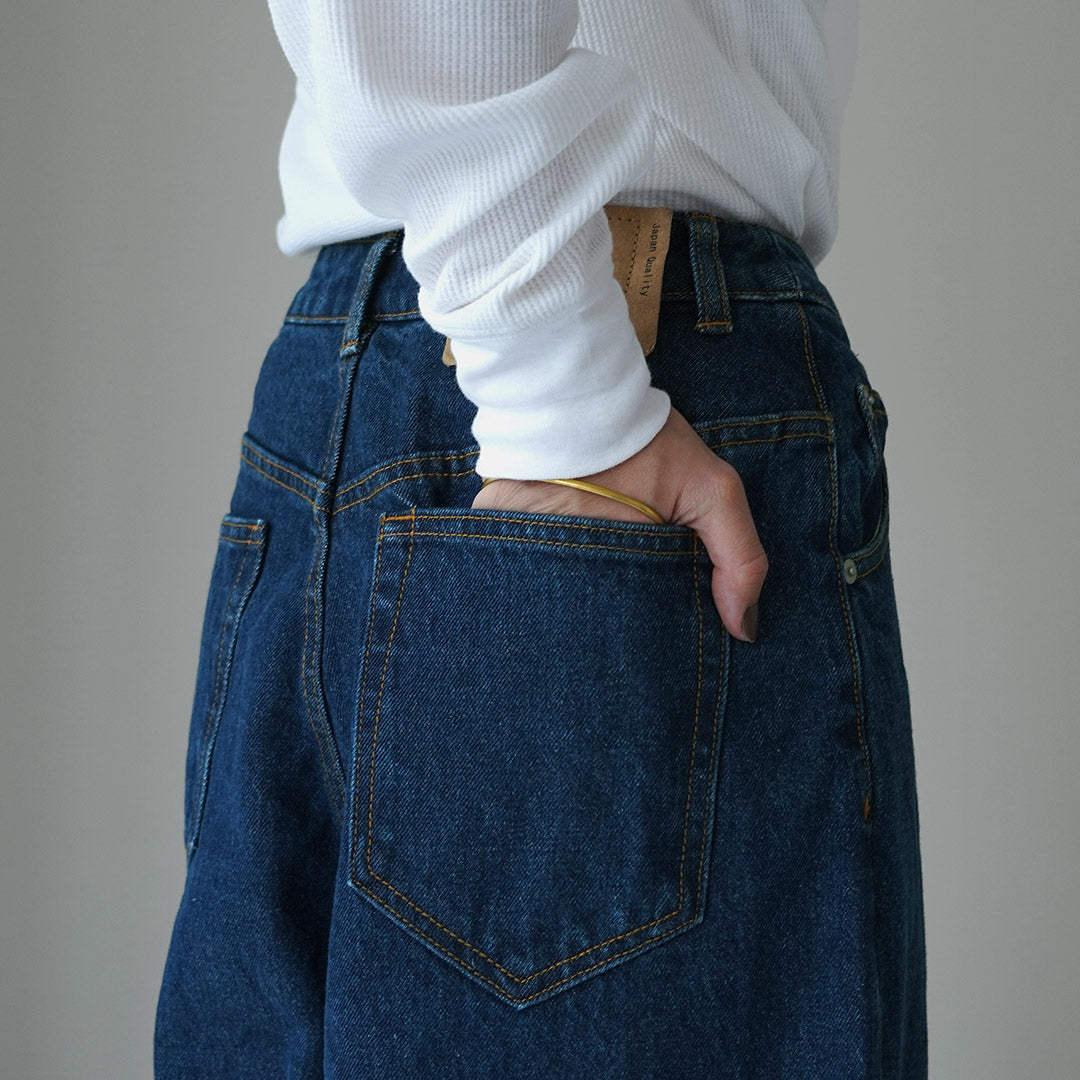 MIDIUMI（ミディウミ） ハイウエスト カーブデニム / レディース