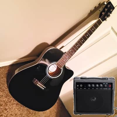 Ibanez Silver cadet szw300bs 00s - acoustic guitar made in korea