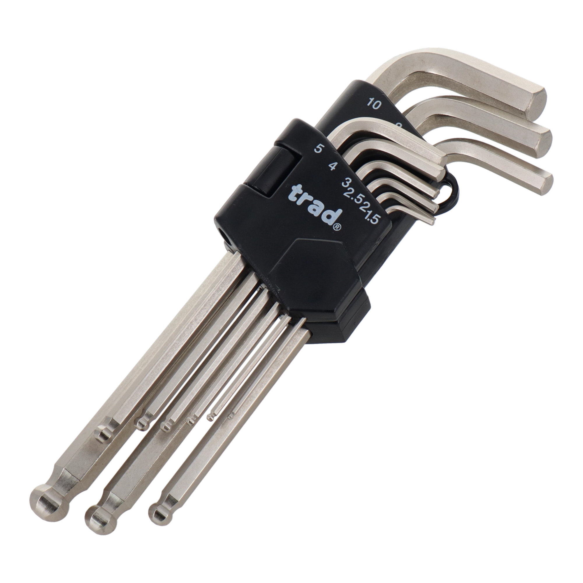 TBM-9 六角レンチ ボールポイントレンチ 9pcs.ボールポイント六角棒