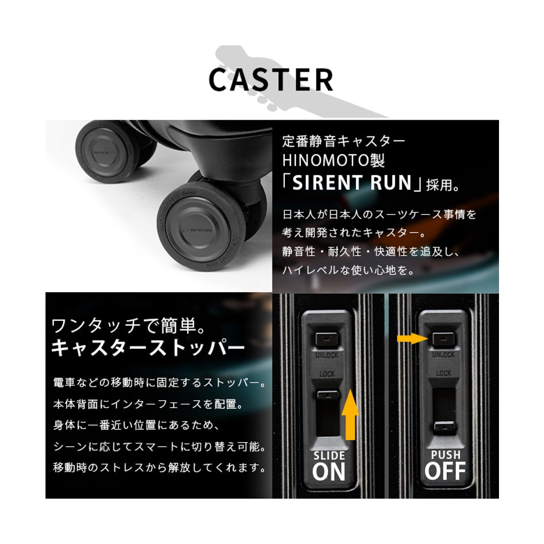 フェンダー FENDER フェンダー スーツケース Mサイズ 53L/60L 軽量