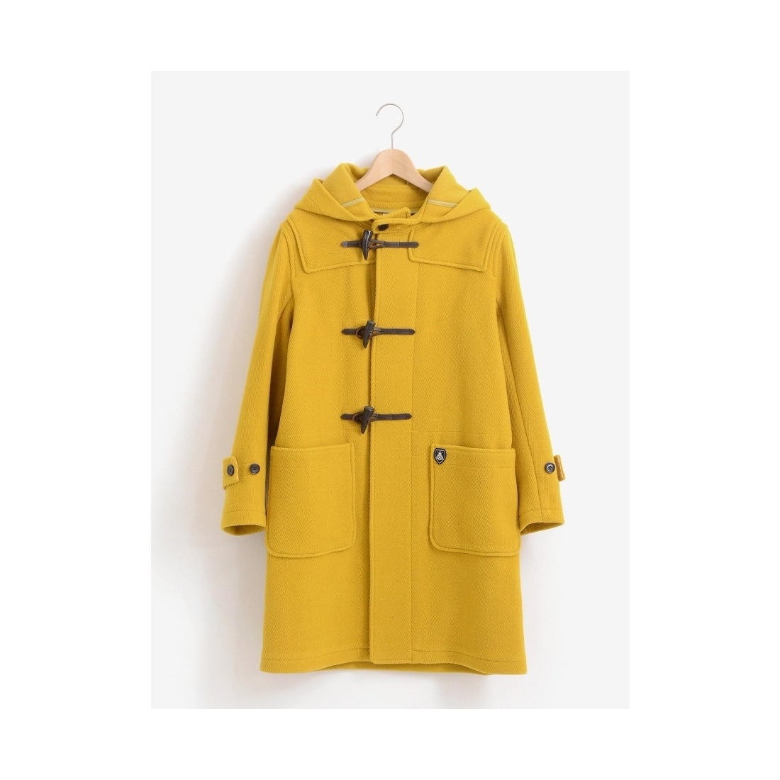 le.coeur blanc ORCIVALダッフルコート イエロー -靴＆ファッション