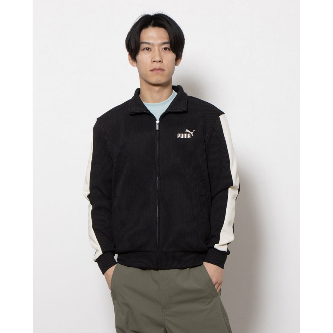 プーマ PUMA メンズ スウェットフルジップ CORE HERITAGE ワッフル