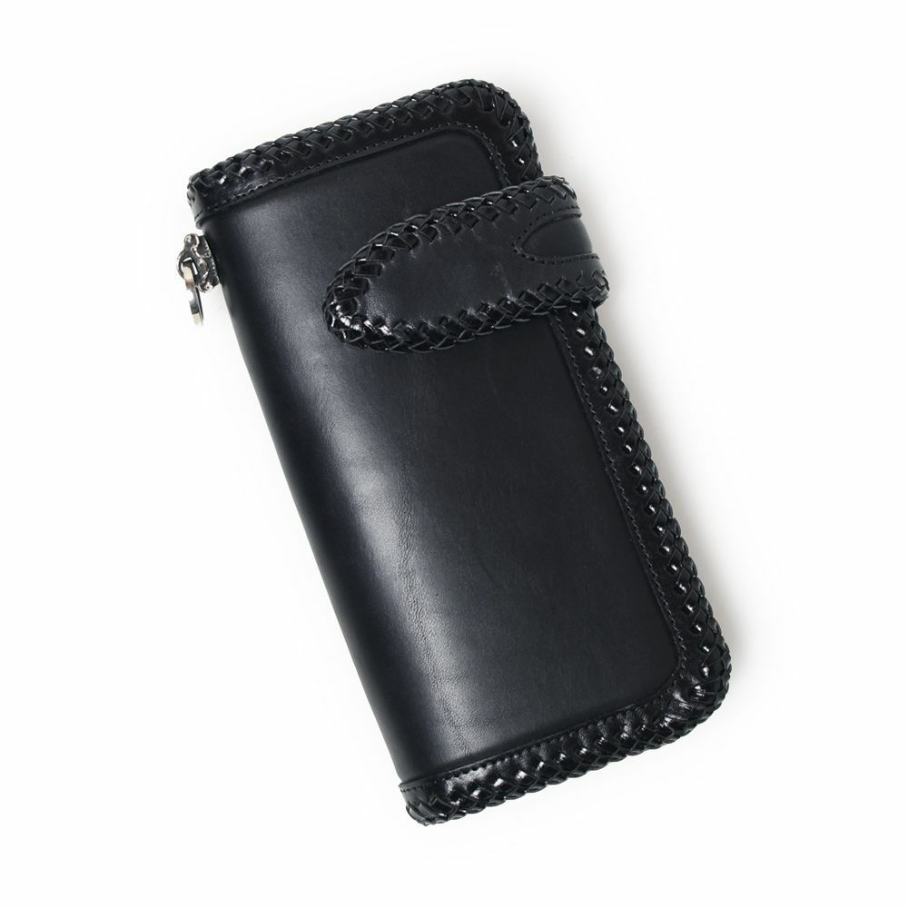 バイカーズウォレット05 カウレザー ブラック（牛革）│メンズ革小物