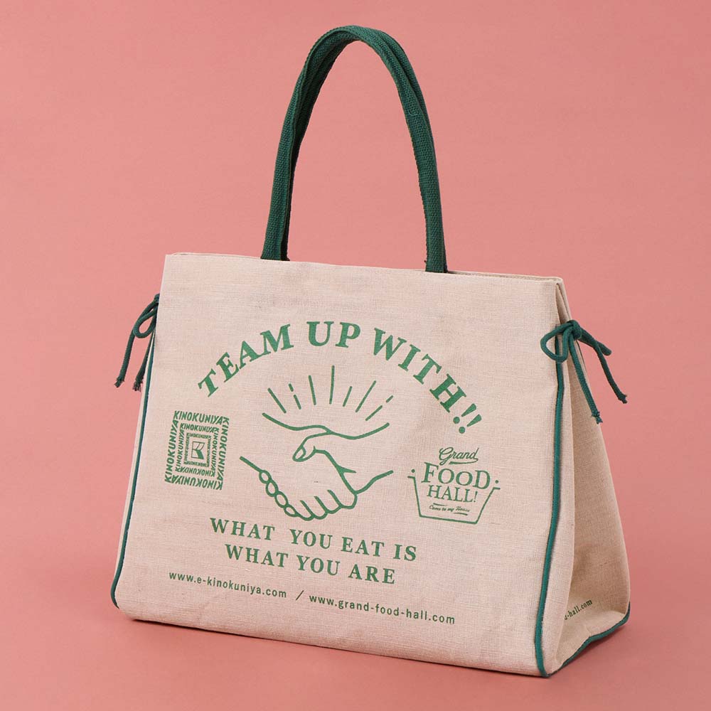 JUCO紀ノ国屋コラボエコバッグ(グリーン): ファッション・ビューティー