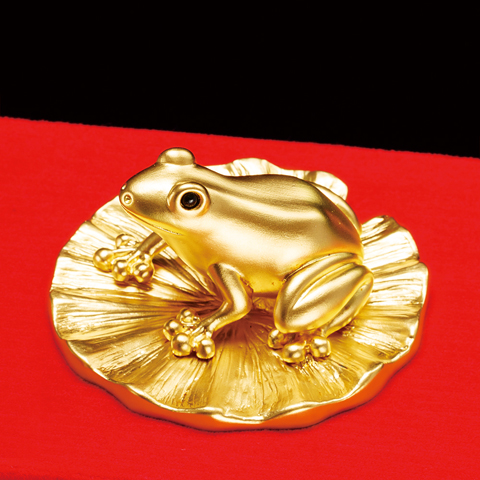 招福純金置物 （大淵光則原型作） 招福かえる | 高品質 金・プラチナ