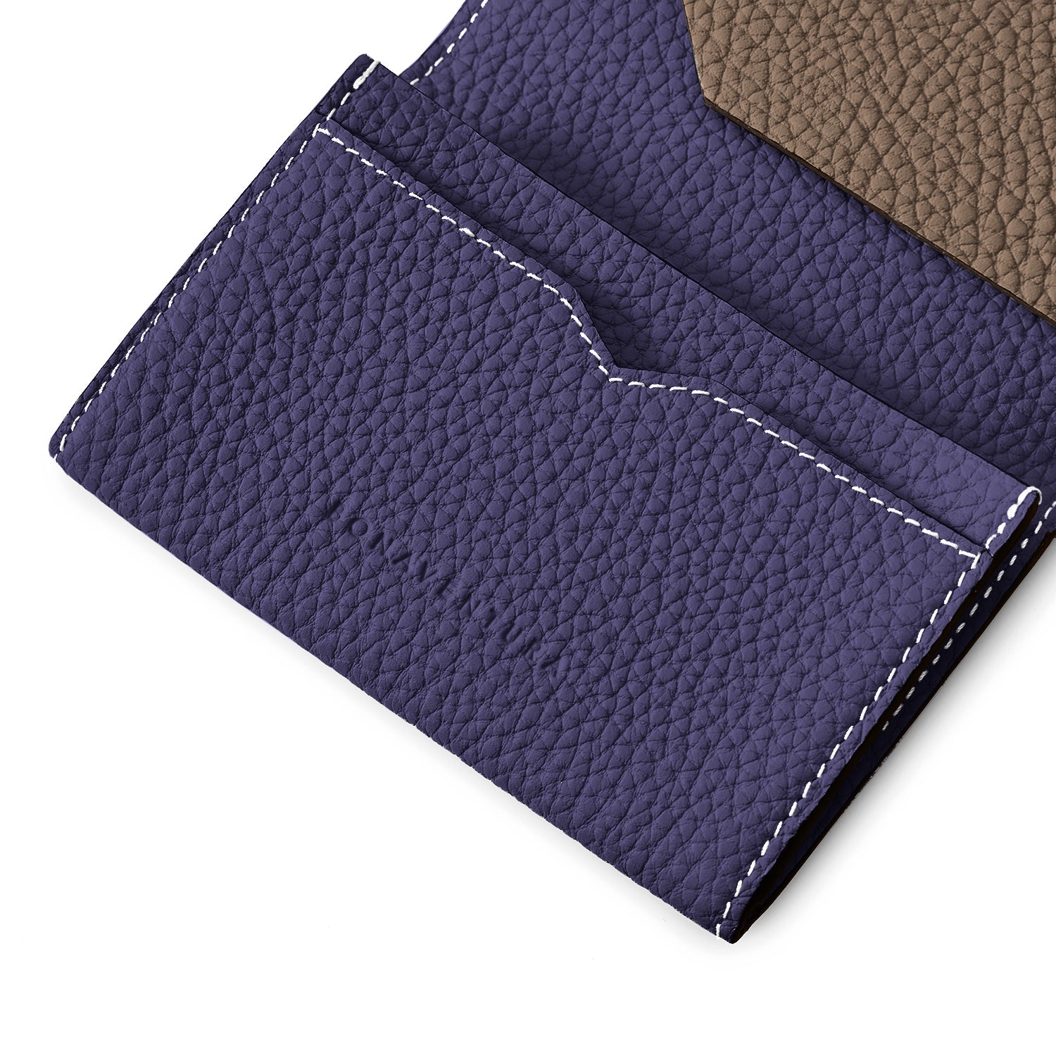 バナベンチュラ】スリーブ付き ビジネスカードケース シュリンクレザー