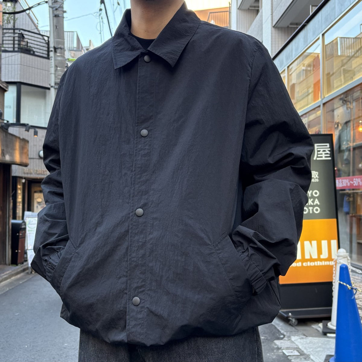A．P．C．×Ron Herman 23SSRecycled Nylon Jacketナイロンシャツコーチ