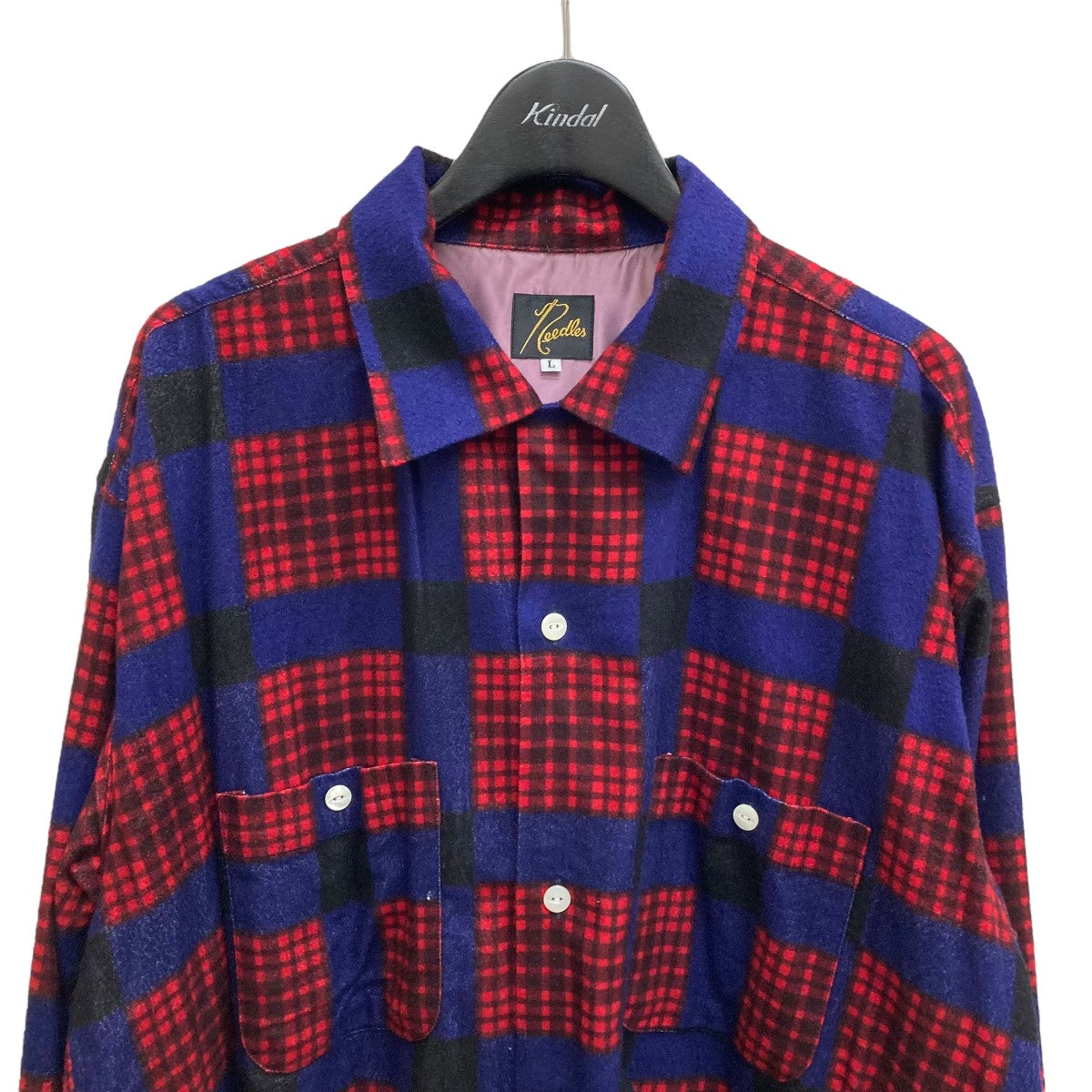 Needles(ニードルス) One-Up ShirtチェックネルシャツLQ153 LQ153