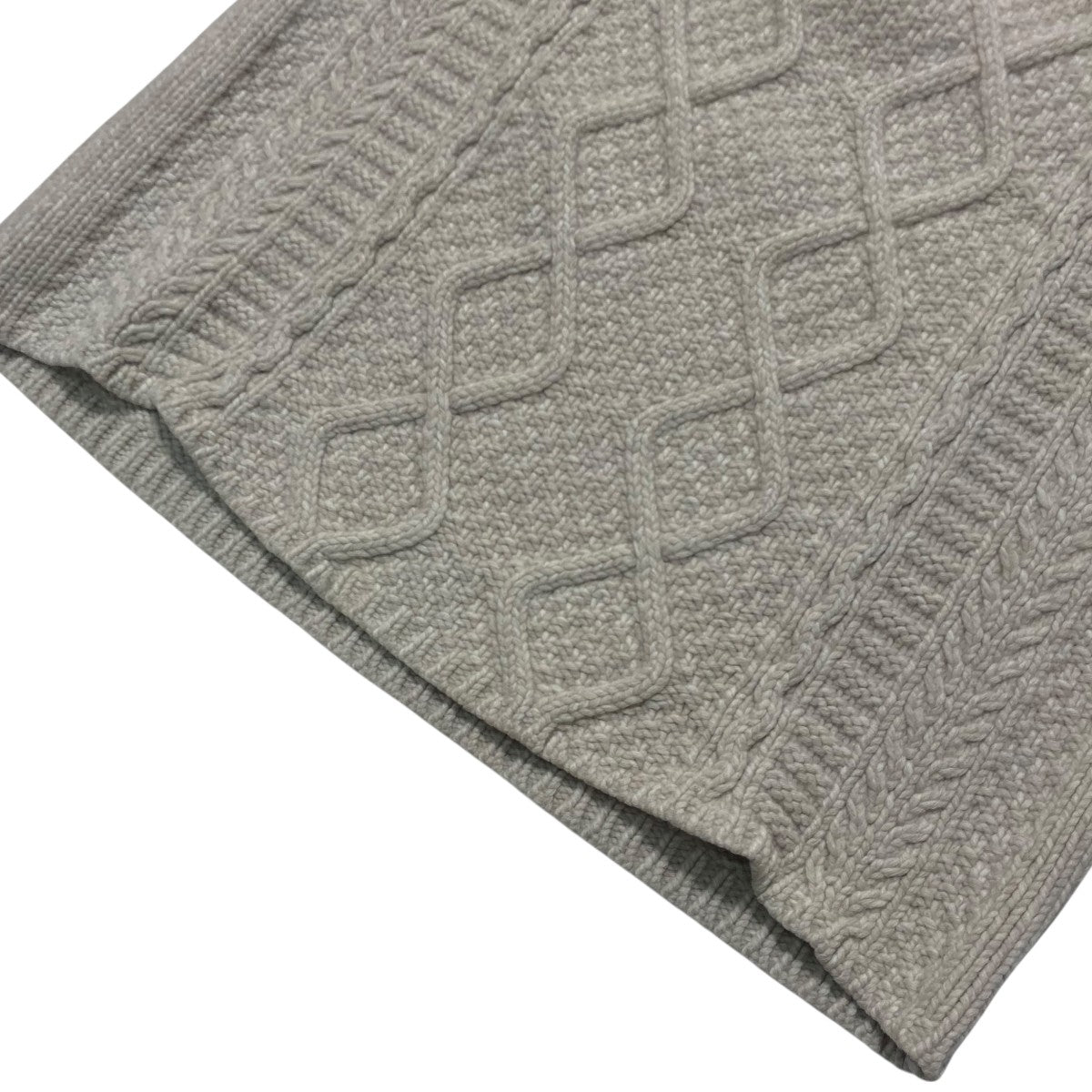 SUNSEA(サンシー) フィッシャーマンニットケーブルニット アイボリー