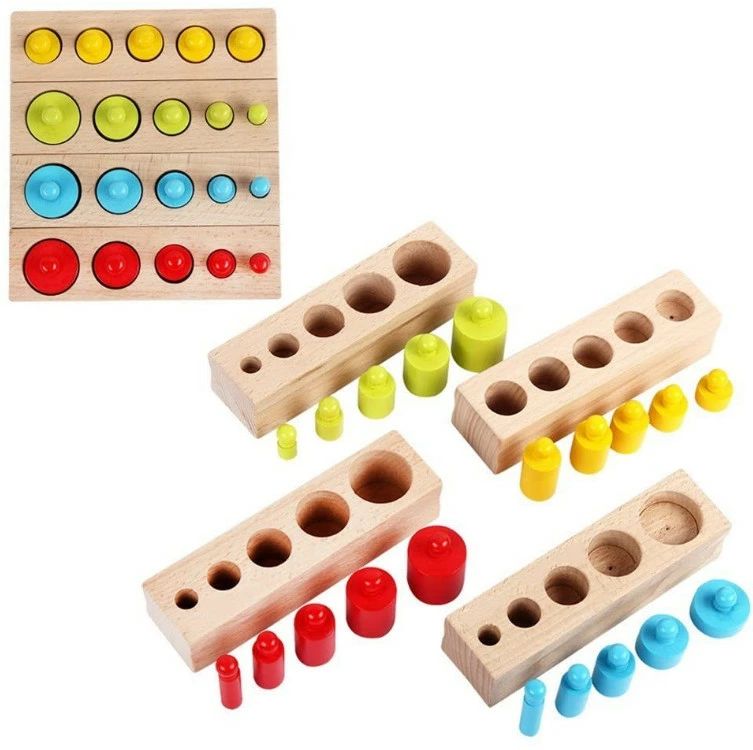 楽天市場】モンテッソーリ教育（AMI認定）GAM 乳幼児用 円柱さしNO1