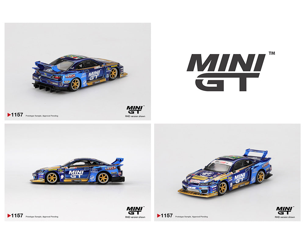 Mini GT 1:64 Nissan LB-Super Silhouette S15 SILVIA #555 Team MINI