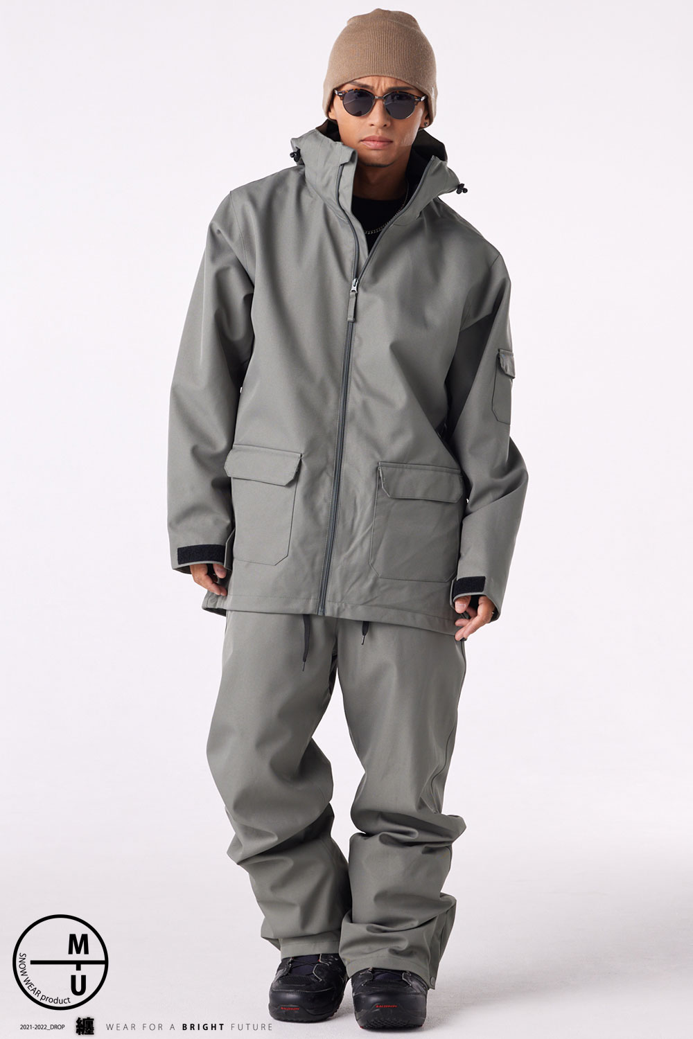 リアリズム スノーボード ウェア メンズ レディース 上下 セット