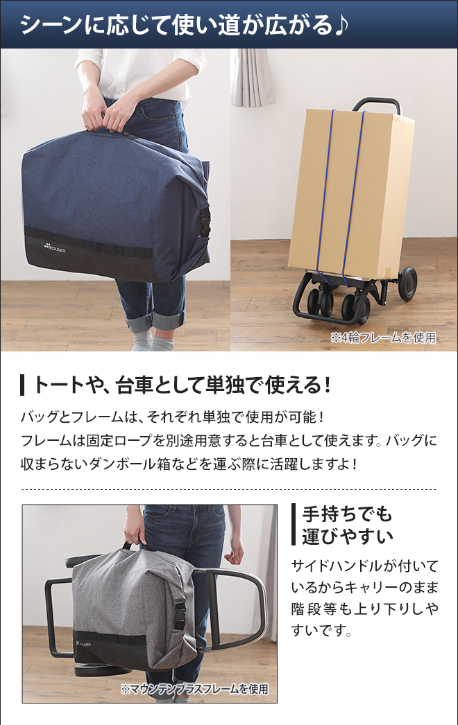 ROLSER（ロルサー） ショッピングカート キャリーバッグ キャリー