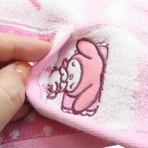 マイメロディ サンリオ キャラクター ミニタオル ジャガードハンカチ