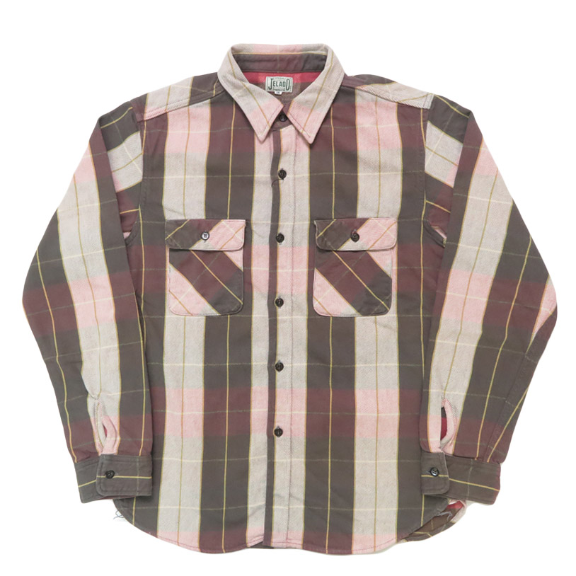 JELADO（ジェラード） 長袖 フランネル シャツ レギュラー丈