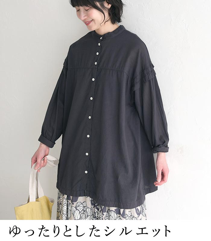 SUN VALLEY（サンバレー） メール便送料無料 チュニックブラウス 長袖