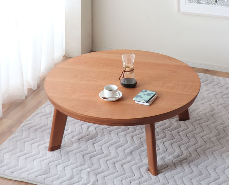 期間限定セール実施中！3/11 9:59まで】家具調コタツ こたつ 円形